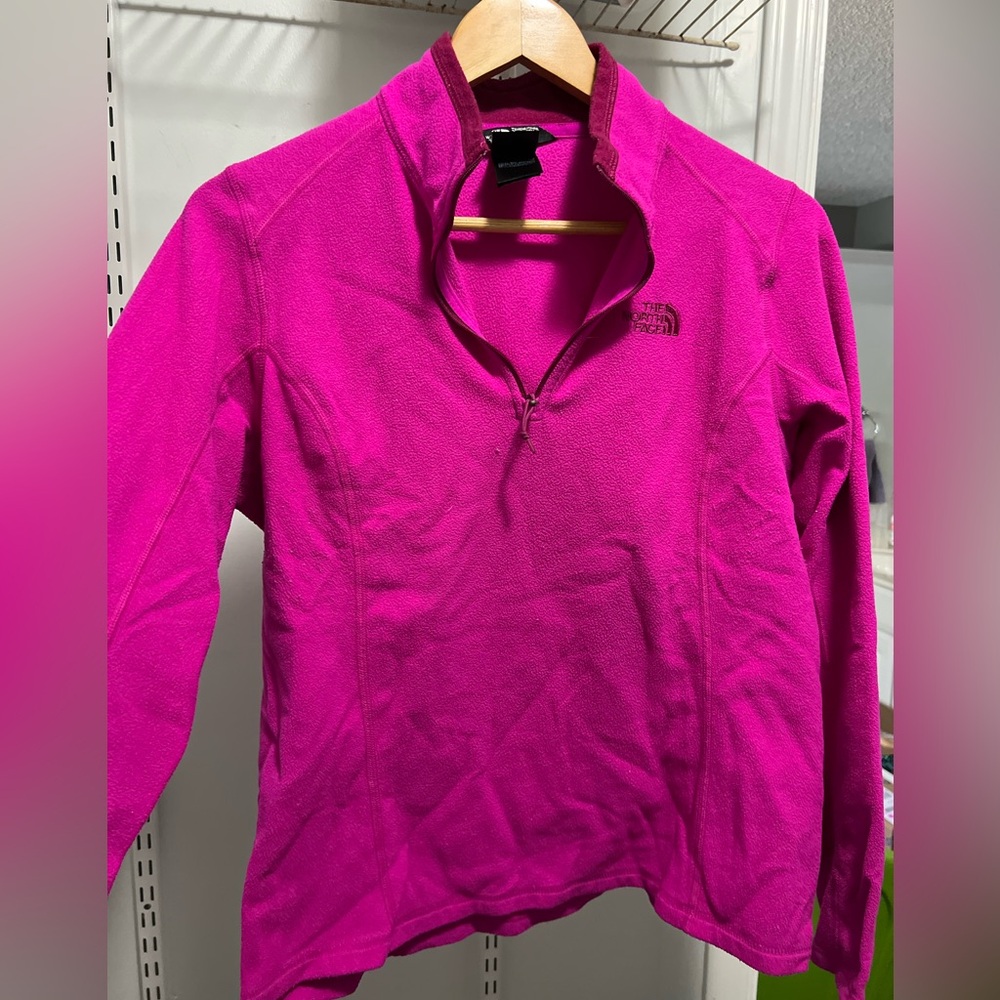 Pink NorthFace Pullover